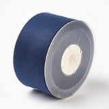 1 Roll Rayon and Cotton Ribbon, Twill Tape Ribbon, Herringbone Ribbon, Midnight Blue, 1 inch(25mm), about 50yards/roll(45.72m/roll)