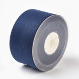 1 Roll Rayon and Cotton Ribbon, Twill Tape Ribbon, Herringbone Ribbon, Midnight Blue, 1-1/2 inch(38mm), about 50yards/roll(45.72m/roll)