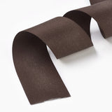 1 Roll Rayon and Cotton Ribbon, Twill Tape Ribbon, Herringbone Ribbon, Coconut Brown, 1 inch(25mm), about 50yards/roll(45.72m/roll)
