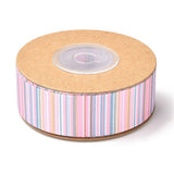 1 Roll Polyester Ribbon, Garment Accessories, Bees Pattern, Yellow, 2-1/2 inch(63mm), 6m/roll