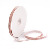 1 Roll Polyester Velvet Ribbon for Gift Packing and Festival Decoration, Deep Pink, 1/4 inch(7mm), about 70yards/roll(64m/roll)