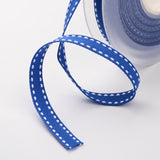 1 Roll Grosgrain Polyester Ribbons for Gift Packings, Royal Blue, 3/8 inch(9mm), about 100yards/roll(91.44m/roll)