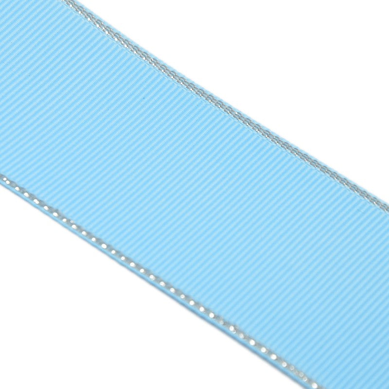 CRASPIRE 1 Roll Grosgrain Ribbon, Light Sky Blue, 1 inch(25mm), about  100yards/roll (91.44m/roll)