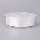 5 Bundle Double Face Satin Ribbon, Polyester Satin Ribbons, Golden Wired Edge, Dark Gray, 1/8 inch(4mm), about 10m/bundle