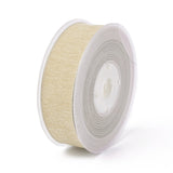1 Roll Polyester Ribbons, with Rhombus Pattern, Lemon Chiffon, 1-1/8inch(28mm), 33yards/roll(30.1752m/roll)