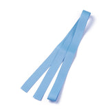 10 Strand Grosgrain Ribbons, Polyester Ribbons, Blue Series, Mixed Color, 5/8 inch(16mm), about 1yard/strand(0.9144m/strand)