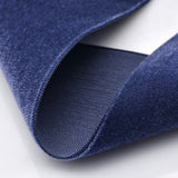 1 Roll 1 inch Single Face Velvet Ribbon, Black, 1 inch(25.4mm), about 25yards/roll(22.86m/roll)