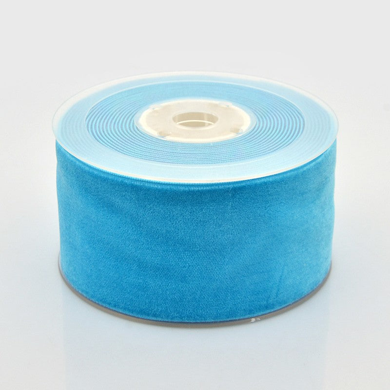 1 Roll 3/8 inch Single Face Velvet Ribbon, Dark Green, 3/8 inch(9.5mm), about 200yards/roll(182.88m/roll)
