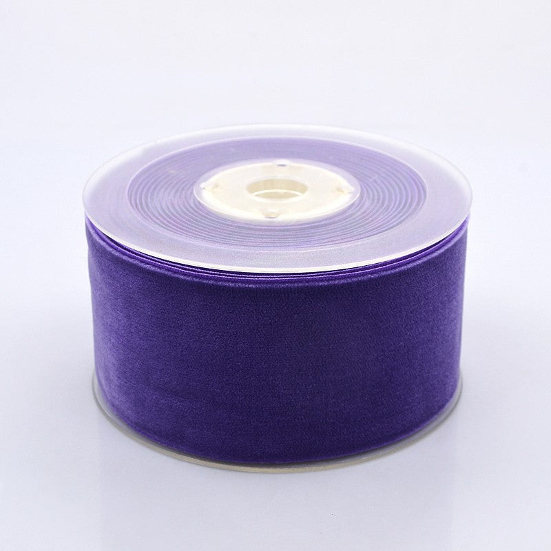 1 Roll 3/8inch Single Face Velvet Ribbon, Gold, 3/8inch(9.5mm), about 200yards/roll(182.88m/roll)
