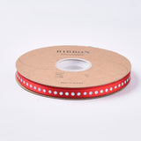 1 Group Single Face Satin Ribbon, Polyester Ribbon, Deep Pink, Size: about 5/8 inch(16mm) wide, 25yards/roll(22.86m/roll), 250yards/group(228.6m/group), 10rolls/group