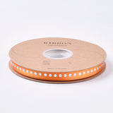 1 Group Single Face Satin Ribbon, Polyester Ribbon, Brown, Size: about 5/8 inch(16mm) wide, 25yards/roll(22.86m/roll), 250yards/group(228.6m/group), 10rolls/group