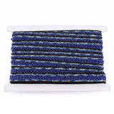 1 Roll Braided Nylon Ribbons, Dodger Blue, 3/8inch(10mm), about 30yards/roll(27.432m/roll)