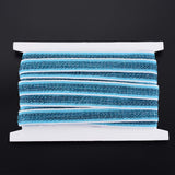 1 Roll Braided Nylon Ribbons, Gray, 1/2inch(11~12mm), about 25yards/roll(22.86m/roll)