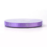 1 Roll Double Face Polyester Satin Ribbon, with Metallic Silver Color, Blue Violet, 3/8 inch(9mm), about 100yards/roll(91.44m/roll)