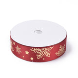 2 Roll Glitter Powder Polyester Ribbons, Flower, Lawn Green, 5/8 inch(17mm), about 2yards/roll(1.8288m/roll)