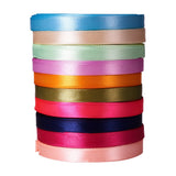 10 Rolls (25 Yards / Roll) 0.39 Satin Ribbon Multicolor Tapes for Gift Wrapping Wedding Festival Decorating