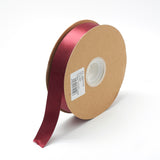 1 Roll Single Face Polyester Satin Ribbon, with Texture Edge, White, 1 inch(25mm), about 50yards/roll(45.72m/roll)
