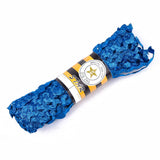 1 Roll Wave Bending Fringe Trim, Sewing Ribbon, with Plastic Empty Spools, Light Yellow,  3/16 inch~3/8 inch(5~8.5mm), about 25m/strand, 1strand