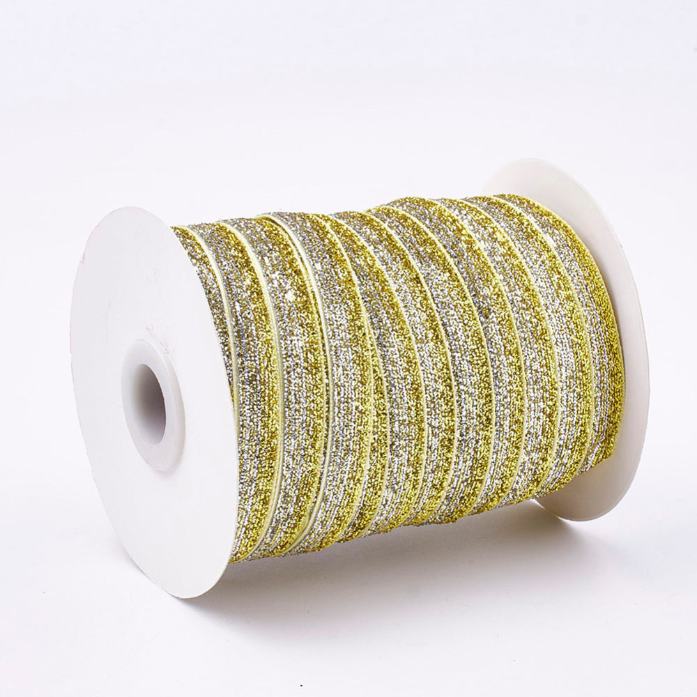 CRASPIRE 1 Roll 27yd/25m Glitter Silver RIC Rac Trim Ribbon Wave Sewing  Bending Fringe Trim 5mm/0.2 inch for Sewing Flower Making Wedding Party  Lace Ribbon Craft