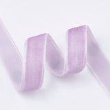 1 Roll Single Face Velvet Ribbon, Pearl Pink, 3/8 inch(9.5~10mm), about 50yards/roll(45.72m/roll)