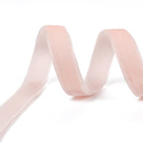 Single Face Velvet Ribbon, Lavender Blush, 3/8 inch(9.5~10mm), about 50yards/roll(45.72m/roll)
