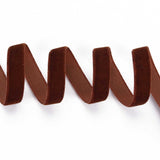 1 Roll Velvet Ribbon, Single Side, for Gift Packing, Party Decoration, Coconut Brown, 1 inch(25mm), about 20yards/roll(18.288m/roll)