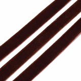 1 Roll Velvet Ribbon, Single Side, for Gift Packing, Party Decoration, Coconut Brown, 1 inch(25mm), about 20yards/roll(18.288m/roll)