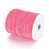 1 Roll Velvet Ribbon, Single Side, for Gift Packing, Party Decoration, Lawn Green, 1 inch(25mm), about 20yards/roll(18.288m/roll)