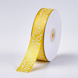 5 Bundle Double Face Satin Ribbon, Polyester Satin Ribbons, Golden Wired Edge, Blue, 1/8 inch(4mm), about 10m/bundle