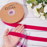 20 Yards ?¨¢ 1 Inch Single Side Velvet Ribbon, Satin Ribbon Roll for Wedding, Gift Wrapping, Hair Bows, Flower Arranging, Home Decorating ( Pink )