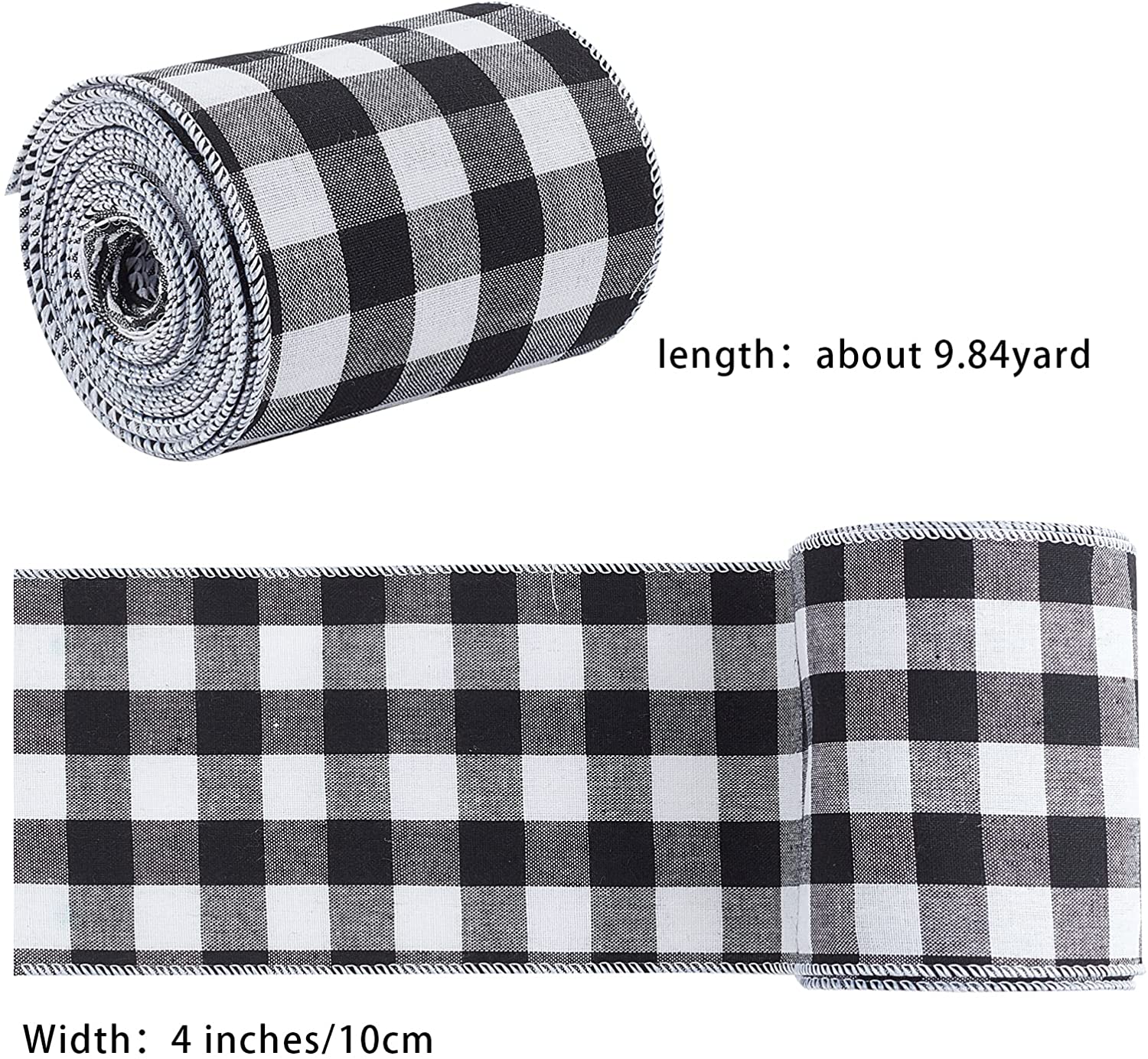 CRASPIRE Burlap Ribbon Set with 1-2 Inch Burlap Fabric Craft