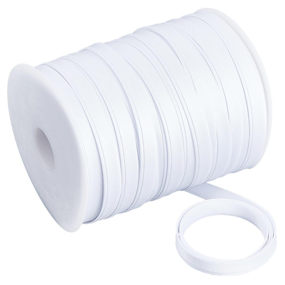 CRASPIRE 1 Roll Garment Accessories 1/4 inch(6mm) Satin Ribbon, Black,  25yards/roll(22.86m/roll)