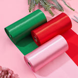 3 Bag Single Face Laser Balloons Ribbon, Curling Ribbon, for Party Decoration, White, 3/16 inch(5mm), about 10m/roll, 6rolls/bag