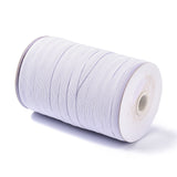 1 Roll Polyester Fiber Ribbons, White, 3/8 inch(11mm), 100m/roll