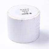 Craspire Paper Handmade Labels Stickers, Adhesive Blank Wrap Label Stickers, White, 70x12x0.2mm, about 2500pcs/roll