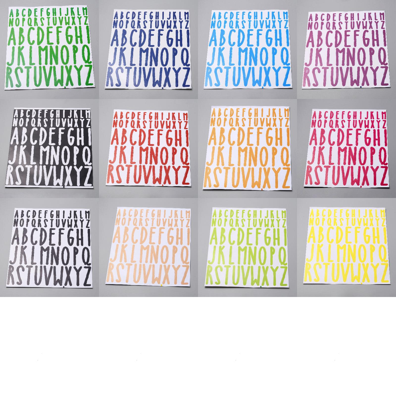 Craspire 3 Sheets 3 Styles PVC Waterproof Decorative Stickers