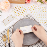 Craspire 8 Sheets 4 Styles PVC Waterproof Self-Adhesive Sticker, Cartoon Decals for Gift Cards Decoration, with 6Pcs Paper Table Place Cards, Vegetable Pattern, Self-Adhesive Sticker: 100x78x0.1mm, Stickers: 12x12mm, 2 sheets/style