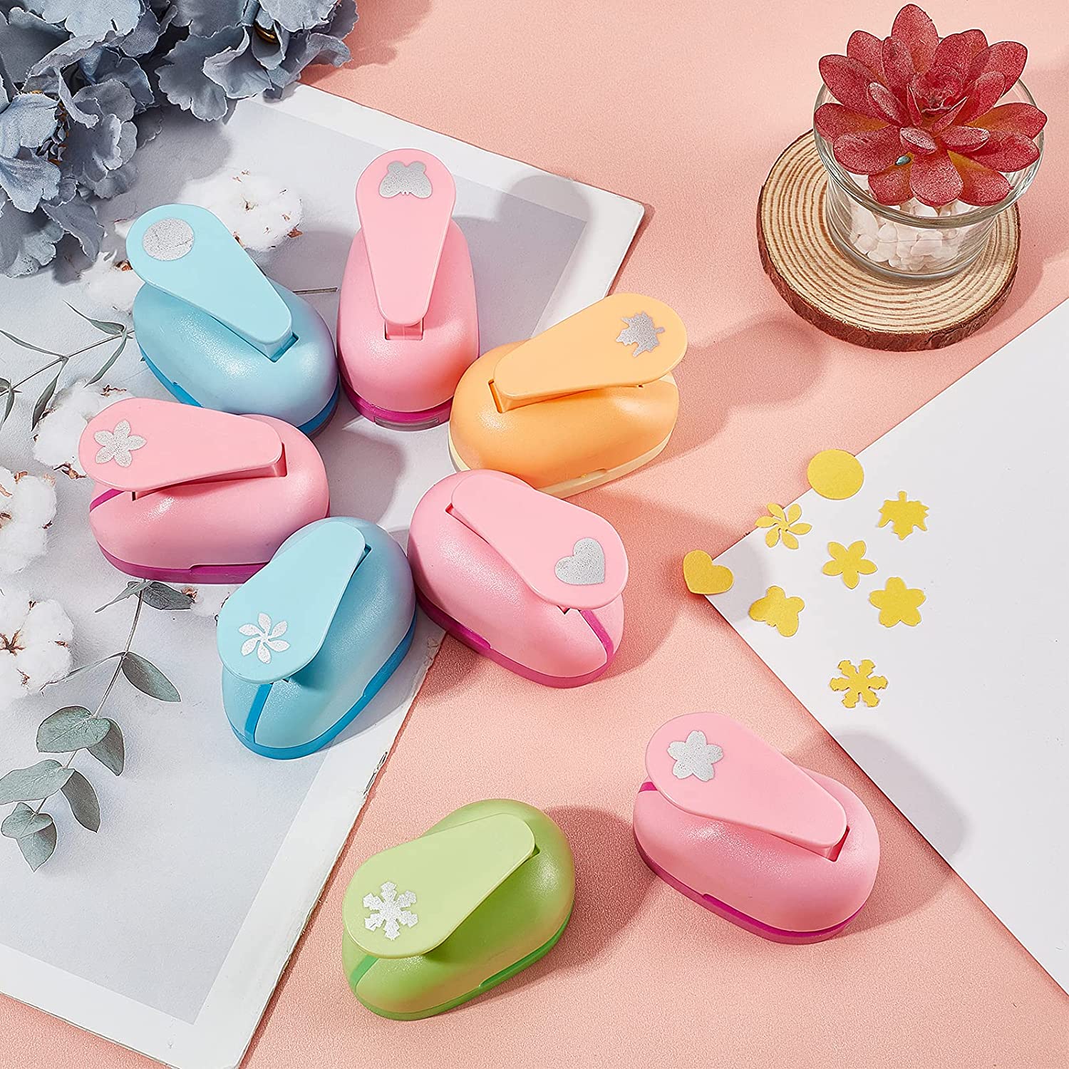 Cute Single Hole Puncher Scrapbooking Paper Punches Kawaii Star