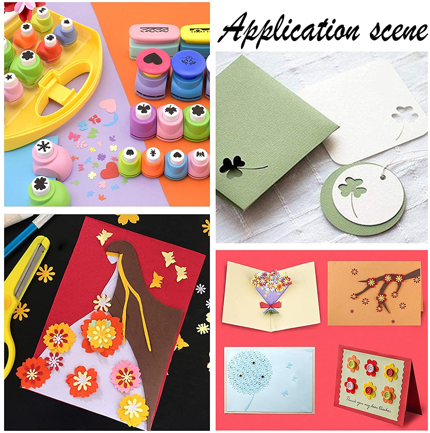 1PC Craft Hole Punch Shapes Scrapbook Punches for Kids Tag Stamp Card  Crafts Printing DIY Flower Paper Mini Cutter Hole Puncher