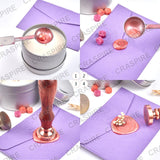 1.39'' Wax Seal Round Blank Seal Stamp - CRASPIRE