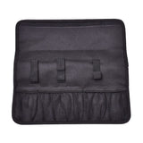 10 pc Oxford Cloth Roll Bags for Jewelry Making Tools, Black, 33.5x11x0.6cm, Unfold: 32x33.5x0.3cm