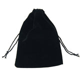 100 pc Velvet Jewelry Bags, Black, 18x13cm