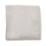 10 pc Square Velvet Jewelry Bags, with Snap Fastener, Gainsboro, 10x10x1cm