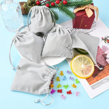 100 pc Velvet Jewelry Bags, Gray, 11.8x10cm