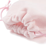 100 pc Velvet Jewelry Bags, Pink, 11.8x10cm