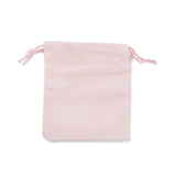 100 pc Velvet Jewelry Bags, Pink, 11.8x10cm