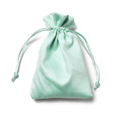 30 pc Velvet Cloth Drawstring Bags, Jewelry Bags, Christmas Party Wedding Candy Gift Bags, Rectangle, Aquamarine, 15x10cm