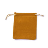 20 pc Velvet Packing Pouches, Drawstring Bags, Goldenrod, 12~12.6x10~10.2cm