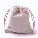 20 pc Velvet Packing Pouches, Drawstring Bags, Pink, 15~15.2x12~12.2cm