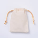 20 pc Velvet Packing Pouches, Drawstring Bags, Wheat, 9.2~9.5x7~7.2cm